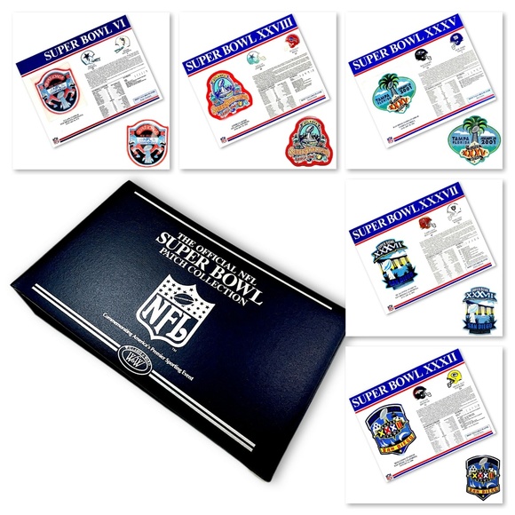NFL Other - Official Super Bowl Patch Collection Book/Patches
